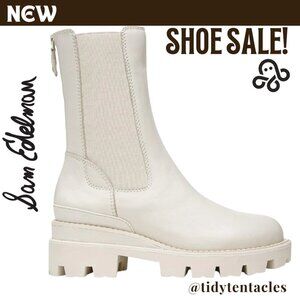 NEW Sam Edelman Women's Genia Leather Boots, 7 (B,M)